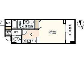 広島県広島市中区鉄砲町（賃貸マンション1R・4階・33.21㎡） その2