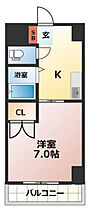 広島県広島市安佐南区西原1丁目（賃貸マンション1DK・6階・25.92㎡） その2