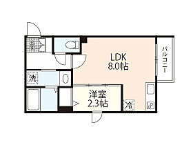 広島県広島市西区南観音4丁目（賃貸アパート1LDK・2階・26.37㎡） その2