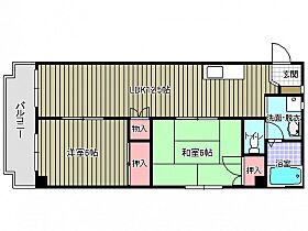 広島県広島市中区本川町2丁目（賃貸マンション2LDK・4階・53.55㎡） その2