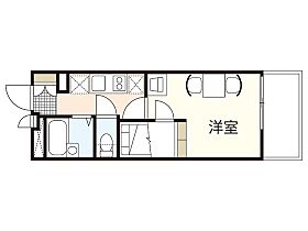 広島県広島市西区福島町2丁目（賃貸マンション1K・3階・19.87㎡） その2