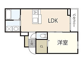 広島県広島市中区広瀬北町（賃貸アパート1LDK・3階・34.88㎡） その1