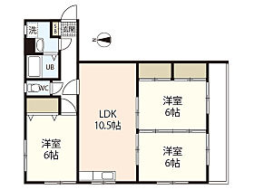 広島県広島市安佐南区大町東3丁目（賃貸マンション3LDK・3階・62.91㎡） その2