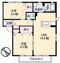 広島県広島市佐伯区五月が丘1丁目（賃貸アパート2LDK・2階・58.10㎡） その2