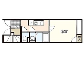 広島県広島市佐伯区五月が丘1丁目（賃貸アパート1K・1階・25.63㎡） その2