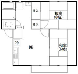 間取図画像 2DK