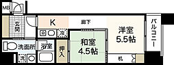 モア・マリオ平和公園 2Kの間取図画像
