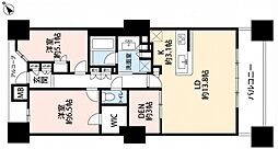 ザ・パークハウス広島駅前通り 8階2SLDKの間取り