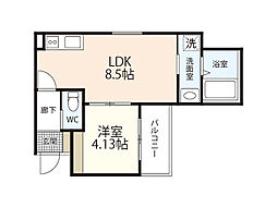 間取図画像 1LDK