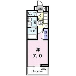 間取図画像 1K