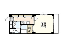 E.プリムローズ 1Kの間取図画像
