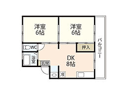 HMAB.LAita 2DKの間取図画像