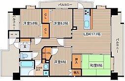 レジデンスソフィア 4LDKの間取図画像