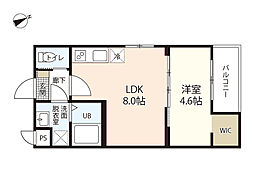 MOVEGION 1LDKの間取図画像