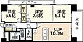 クレール牛田本町6階13.7万円