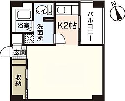 ミオパエーゼ ワンルームの間取図画像