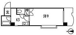 ジュネスヤマシロ 1Kの間取図画像