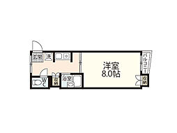 メゾンソレイユ 1Kの間取図画像