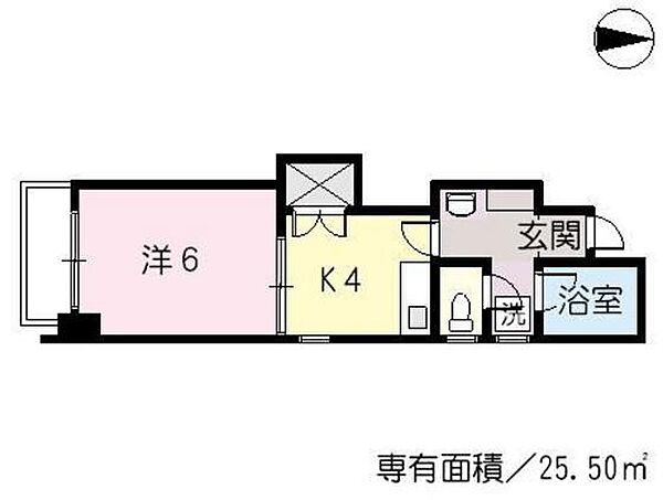 リバーフロント比治山 ｜広島県広島市南区比治山本町(賃貸マンション1K・4階・25.50㎡)の写真 その2