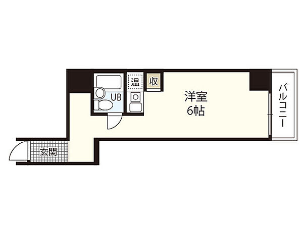 チュリス新八丁堀 ｜広島県広島市中区八丁堀(賃貸マンション1R・4階・21.65㎡)の写真 その2