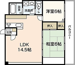 ネットビル6  ｜ 広島県広島市中区舟入川口町（賃貸マンション2LDK・4階・51.84㎡） その2