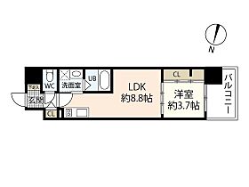 ヴィラ博丈比治山  ｜ 広島県広島市南区比治山町（賃貸マンション1LDK・7階・32.82㎡） その2