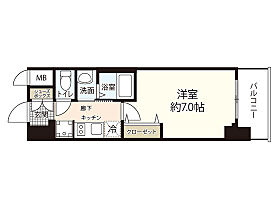 EC広島国泰寺  ｜ 広島県広島市中区国泰寺町2丁目（賃貸マンション1K・2階・23.94㎡） その2