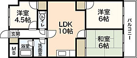 サンシティー十日市  ｜ 広島県広島市中区十日市町1丁目（賃貸マンション3LDK・2階・61.60㎡） その2