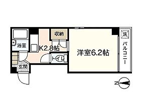 宇品丸八ビル  ｜ 広島県広島市南区宇品海岸2丁目（賃貸マンション1R・5階・17.80㎡） その1