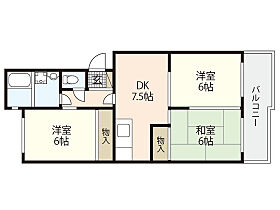 第1ビューハイツ  ｜ 広島県広島市西区井口台1丁目（賃貸マンション2LDK・4階・59.51㎡） その1