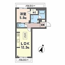 エステラ己斐  ｜ 広島県広島市西区己斐中1丁目（賃貸マンション1LDK・3階・45.47㎡） その2