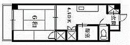 シティライフ出汐 1DKの間取図画像