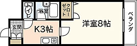 ステューディオ長束 203 ｜ 広島県広島市安佐南区長束2丁目（賃貸マンション1K・2階・23.50㎡） その2