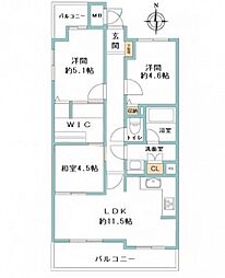 間取図画像 3LDK