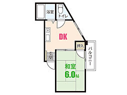 塚村ビル 1Kの間取図画像