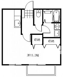 ヘーベルメゾン宇品 ワンルームの間取図画像
