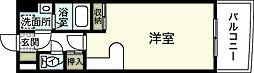 舟入・FLATS ワンルームの間取図画像