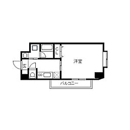 ロイヤルメゾンコウシン 1Kの間取図画像