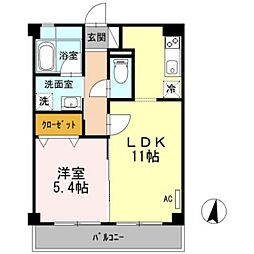 ROOMBOWWOW 1LDKの間取図画像
