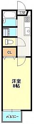 シャトレフォーラム 1Kの間取図画像
