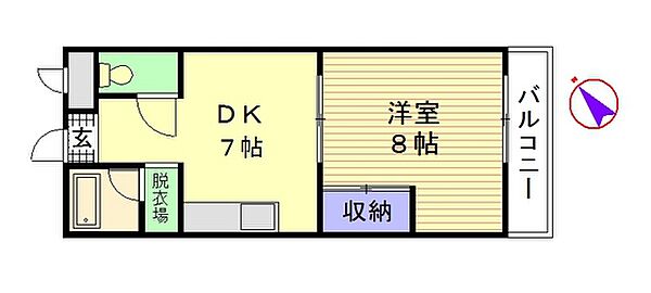 スライブ皆実 ｜広島県広島市南区皆実町4丁目(賃貸アパート1DK・3階・36.00㎡)の写真 その2