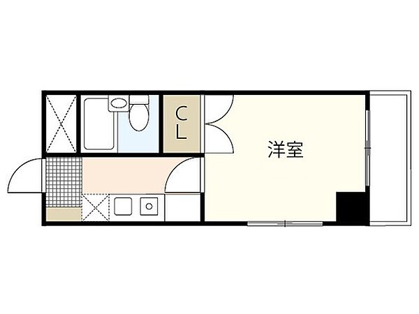 センテニアル横川 ｜広島県広島市西区横川町2丁目(賃貸マンション1K・9階・18.75㎡)の写真 その2