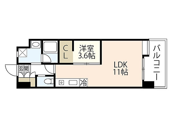 桜橋パーク ｜広島県広島市東区牛田南1丁目(賃貸マンション1LDK・4階・34.81㎡)の写真 その2