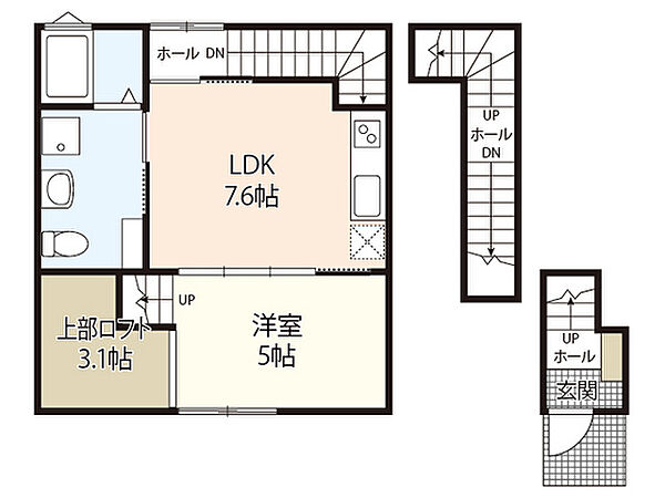 s.a.box御薗宇 ｜広島県東広島市西条町御薗宇(賃貸アパート1LDK・3階・32.71㎡)の写真 その2