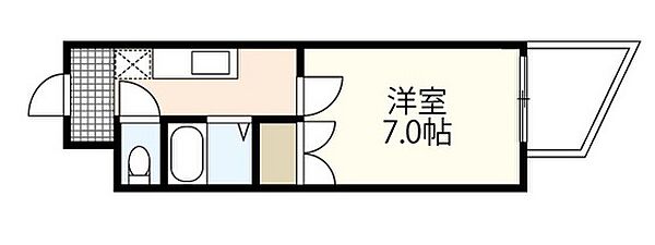 日経舟入南 ｜広島県広島市中区舟入南4丁目(賃貸マンション1K・3階・24.27㎡)の写真 その2