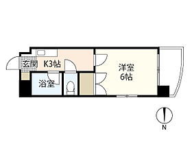 第一Ｎビル  ｜ 広島県広島市南区皆実町1丁目（賃貸マンション1K・5階・18.90㎡） その2