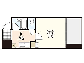 IKS2  ｜ 広島県広島市西区三篠町2丁目（賃貸マンション1K・7階・20.69㎡） その2