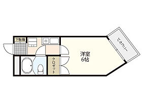 オレンジハウス庚午  ｜ 広島県広島市西区庚午北1丁目（賃貸マンション1K・2階・18.00㎡） その2