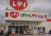 ドラックストア「くすりのレデイフジ井口店まで539ｍ」