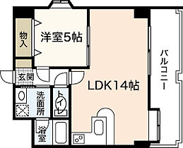 井口台FLATSII  ｜ 広島県広島市西区井口台1丁目（賃貸マンション1LDK・4階・41.67㎡） その2